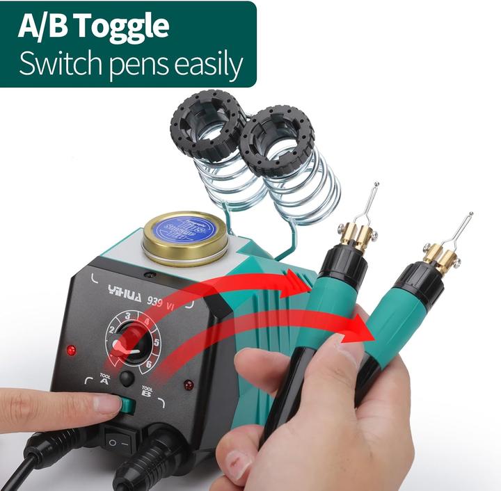 Actual product image Yihua Doppelstift-Brandmalerei-Set mit 23 Spitzen (Branding iron)