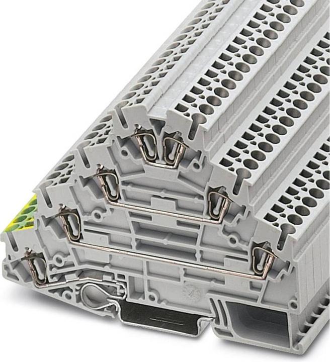 Produktbild Phoenix Contact Motor Klemme ST 2,5-PE/3L grau