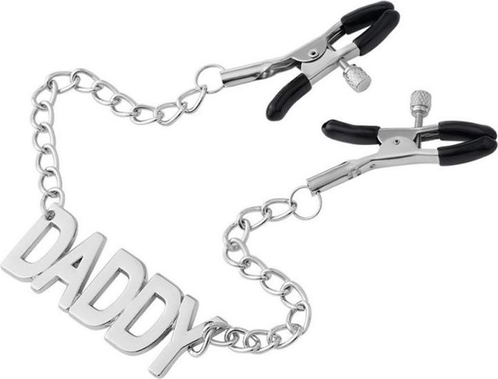 Image du produit Kink Gear Pinces à tétons avec chaîne "Daddy
