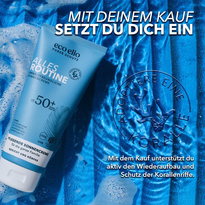 Actual product image Eco Elio Alles Routine (Suntan cream, SPF 50+, 200 ml, 246 g)
