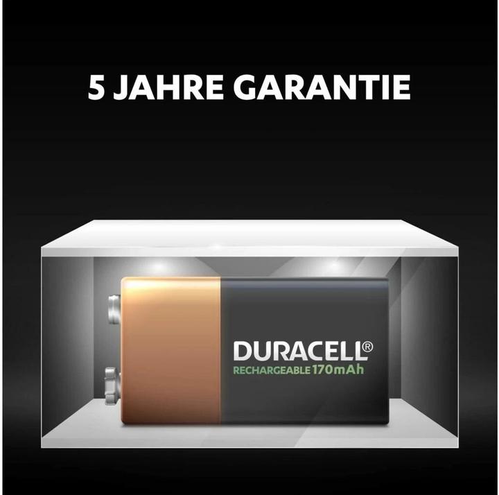 Actual product image Duracell Recharge Ultra (1 pcs., 9V Block, 170 mAh)
