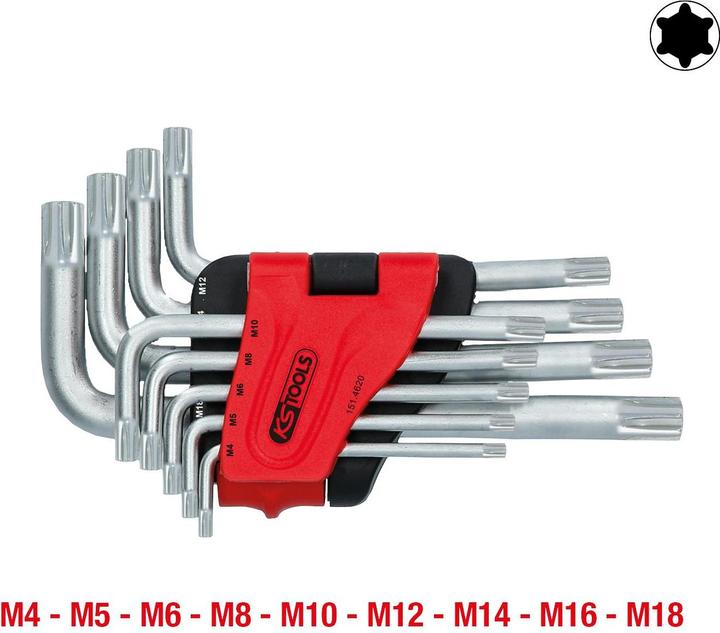 Actual product image KS Tools Angle pin wrench set short
