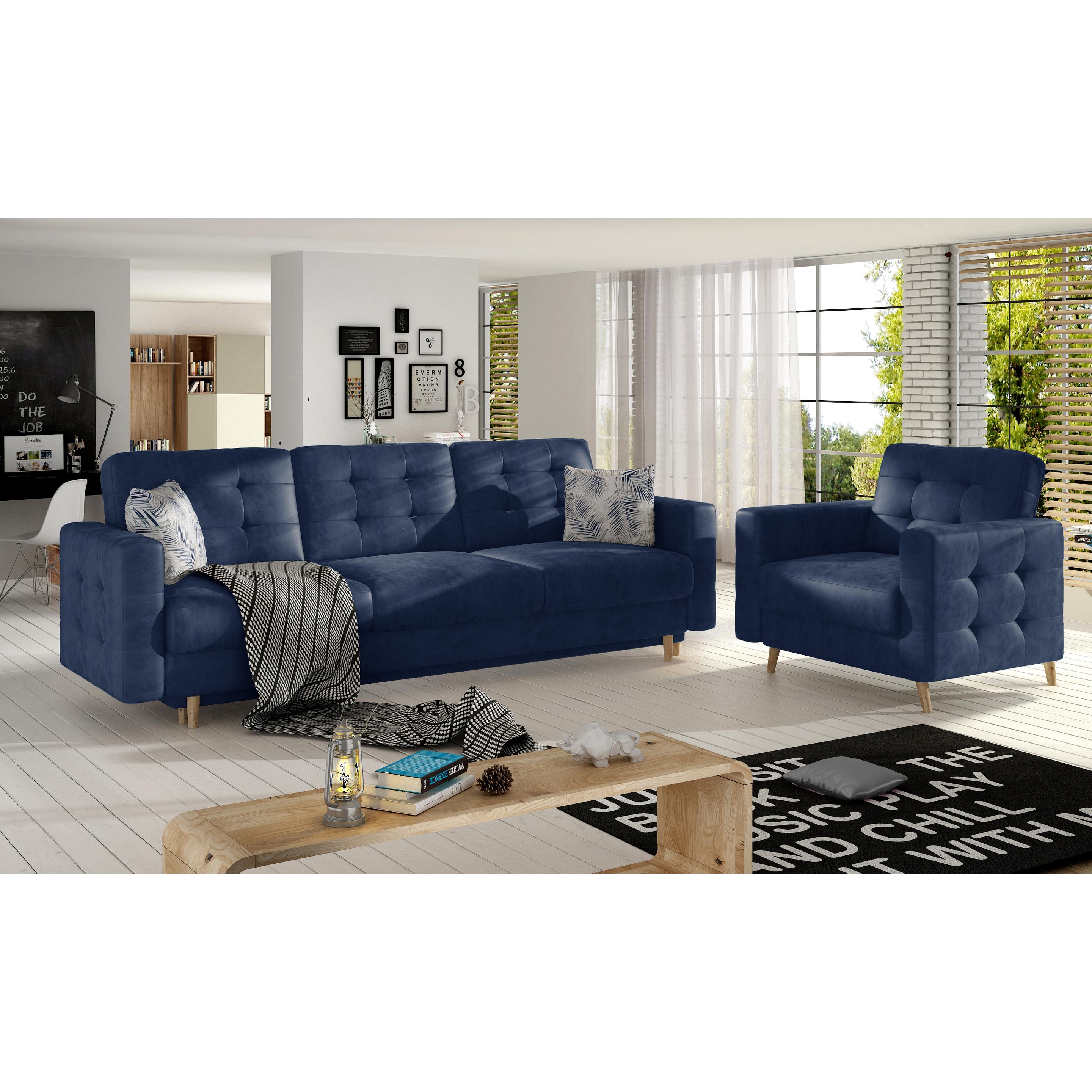 ELTAP, Sofa, Asgard (4-Sitzer, Bettsofa)