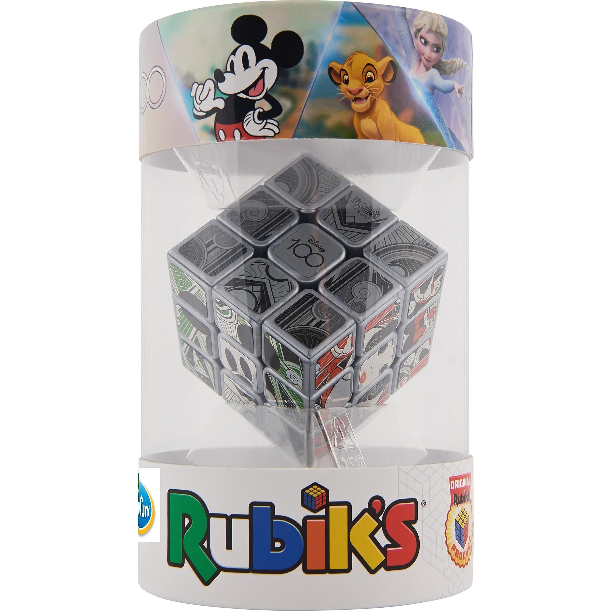 Ravensburger 76545 - Rubik's Cube Disney 100 - Der Disney-Cube im exklusiven Platin-Look, zum 100 (3 x 3)