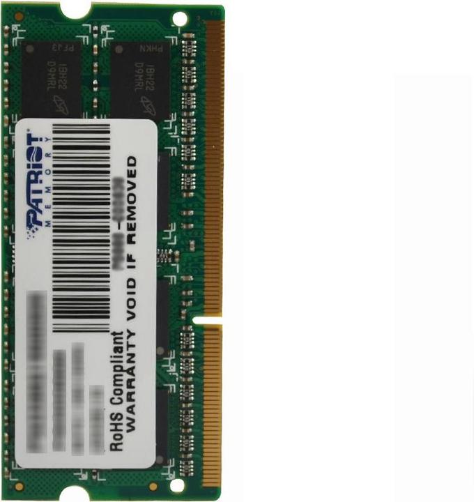 Produktbild Patriot PC3-12800 Speichermodul GB DDR3 (1 x 4GB, 1600 MHz, DDR3-RAM, SO-DIMM)