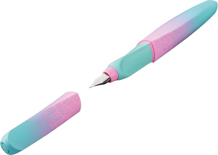 Produktbild Pelikan Füllhalter (Patronenfüllsystem) Twist® Color Edition Füller für Rechts- und Linkshänder, min (Mint, Rose, 1 x)