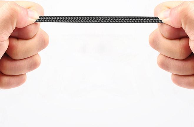 Actual product image Wozinsky cable USB - Lightning 2,4A 1m black (WUC-L1B) (1 m)