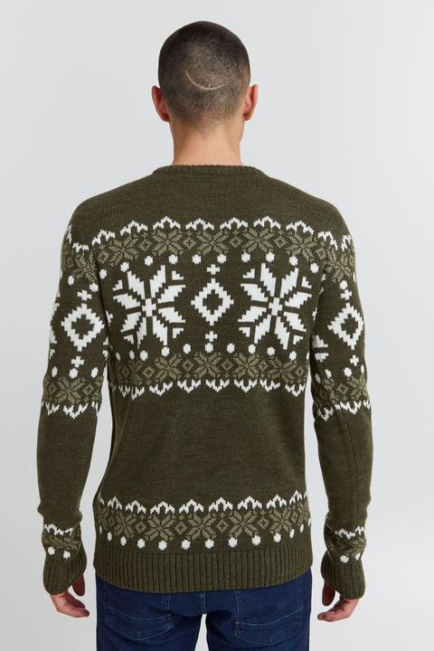 Immagine prodotto Solid Norwig Maglione In Maglia Grossa Pullover Maglieria Da Uomo Con Girocollo (L)