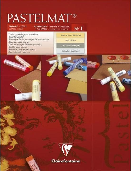 Produktbild Clairefontaine Trockene Techniken (360 g/m², 108 x)