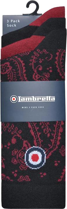 Immagine prodotto Lambretta Calzini Paisley Uomo Misura Confezione 3 (confezione da 3, 39.5 - 45.5)