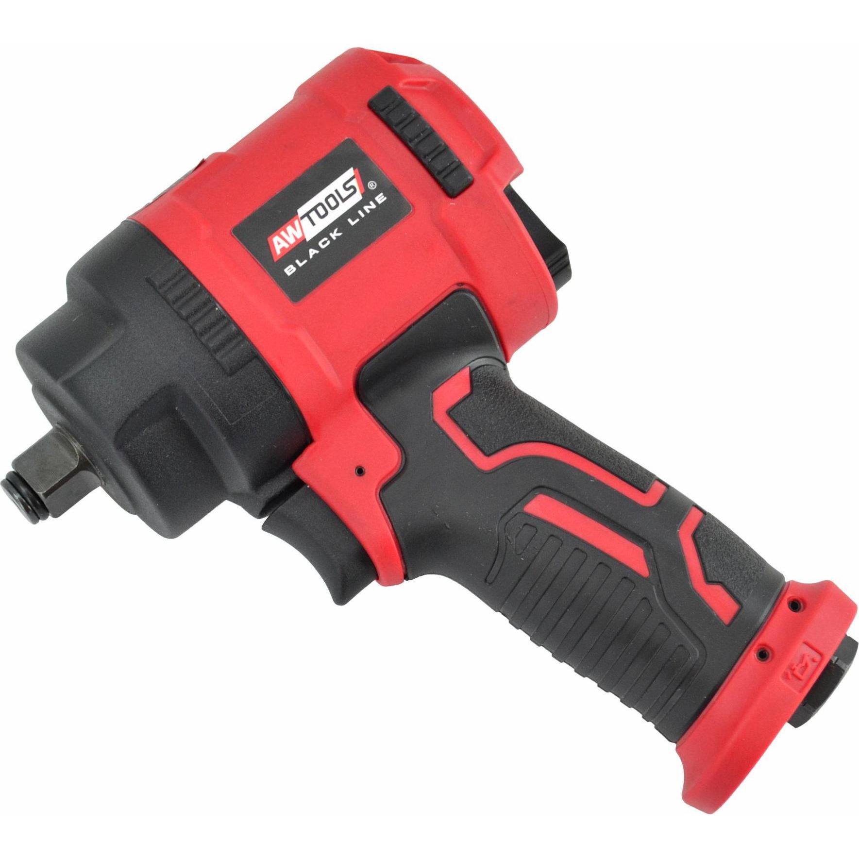 Thumbnail - Awtools, Bohrmaschine + Akkuschrauber, PNEUMATISCHER SCHLAGSCHRAUBER 1/2 1200Nm MINI BLACK LINE (Druckluft)