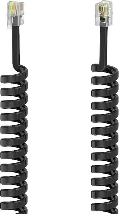 Hama Hörerkabel, Modular-Stecker 4p4c - Modular-Stecker 4p4c, 3 m