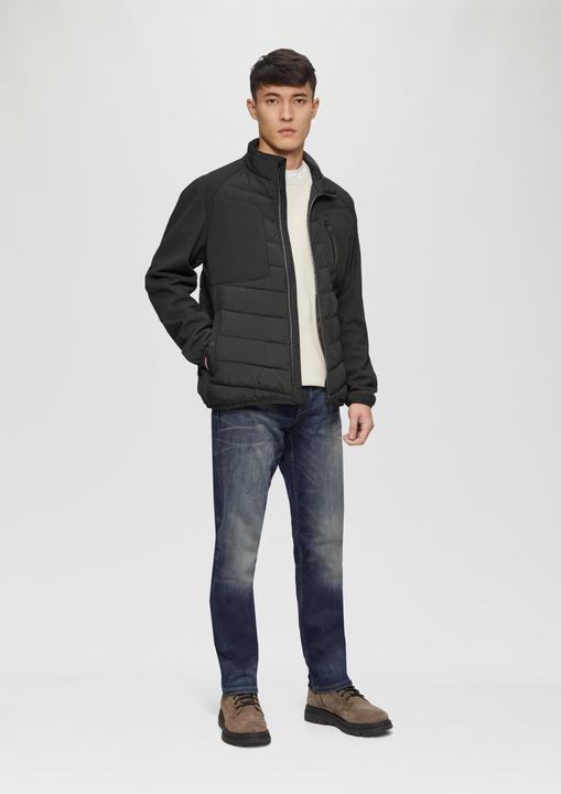 Produktbild S.Oliver Outdoor-Jacke Materialmix-Jacke mit sportiven Kontrastdetails (XL)