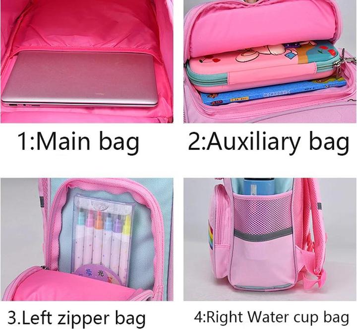 Immagine prodotto Only-Bags.Store Kinderrucksack Einhorn Schultasche Teen