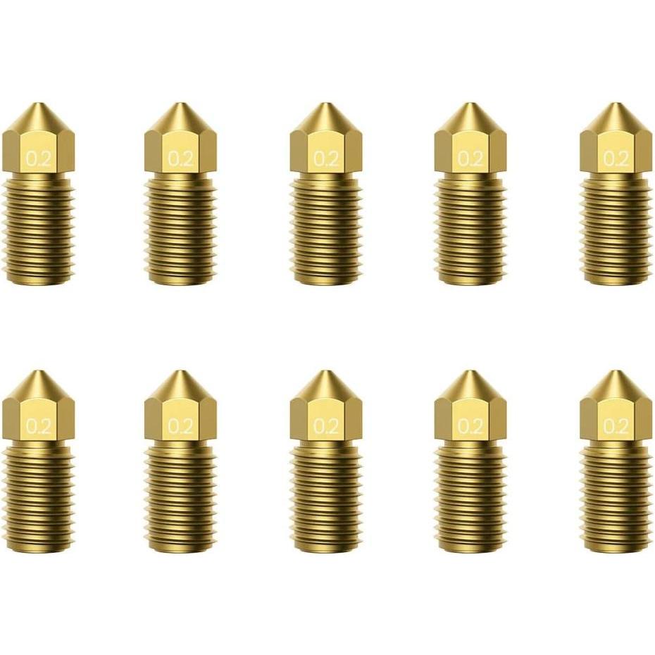 Thumbnail - Ankermake M5 Brass Nozzle kit 0,2mm (Düse), 3D Drucker Zubehör