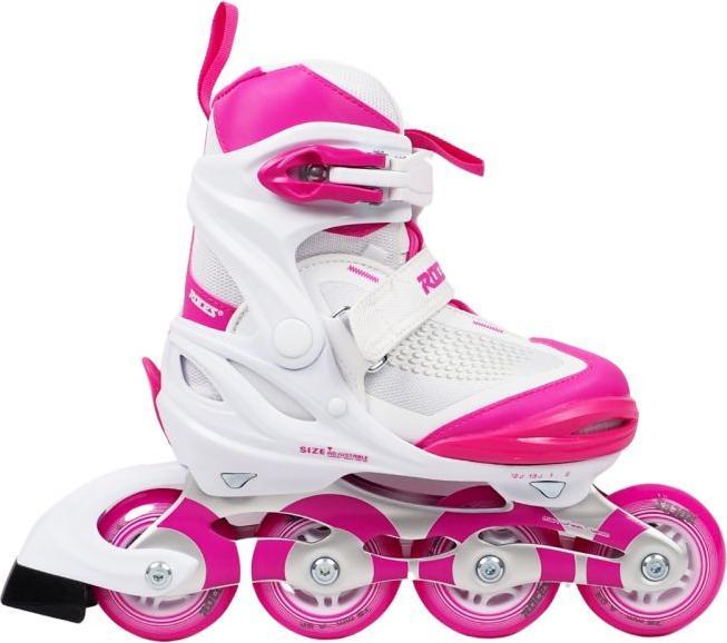 Produktbild Roces - Moody X TIF Girl Verstelbare Skeelers - Kinderen - Wit - Roze - 36-40 (37)