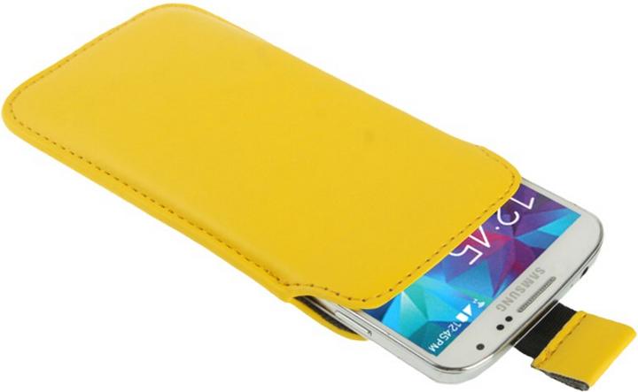 Actual product image König Design Mobile Phone Case Slide Cover Yellow (HTC One M7, Samsung Galaxy Nexus I9250, Samsung Galaxy S3 i9300)