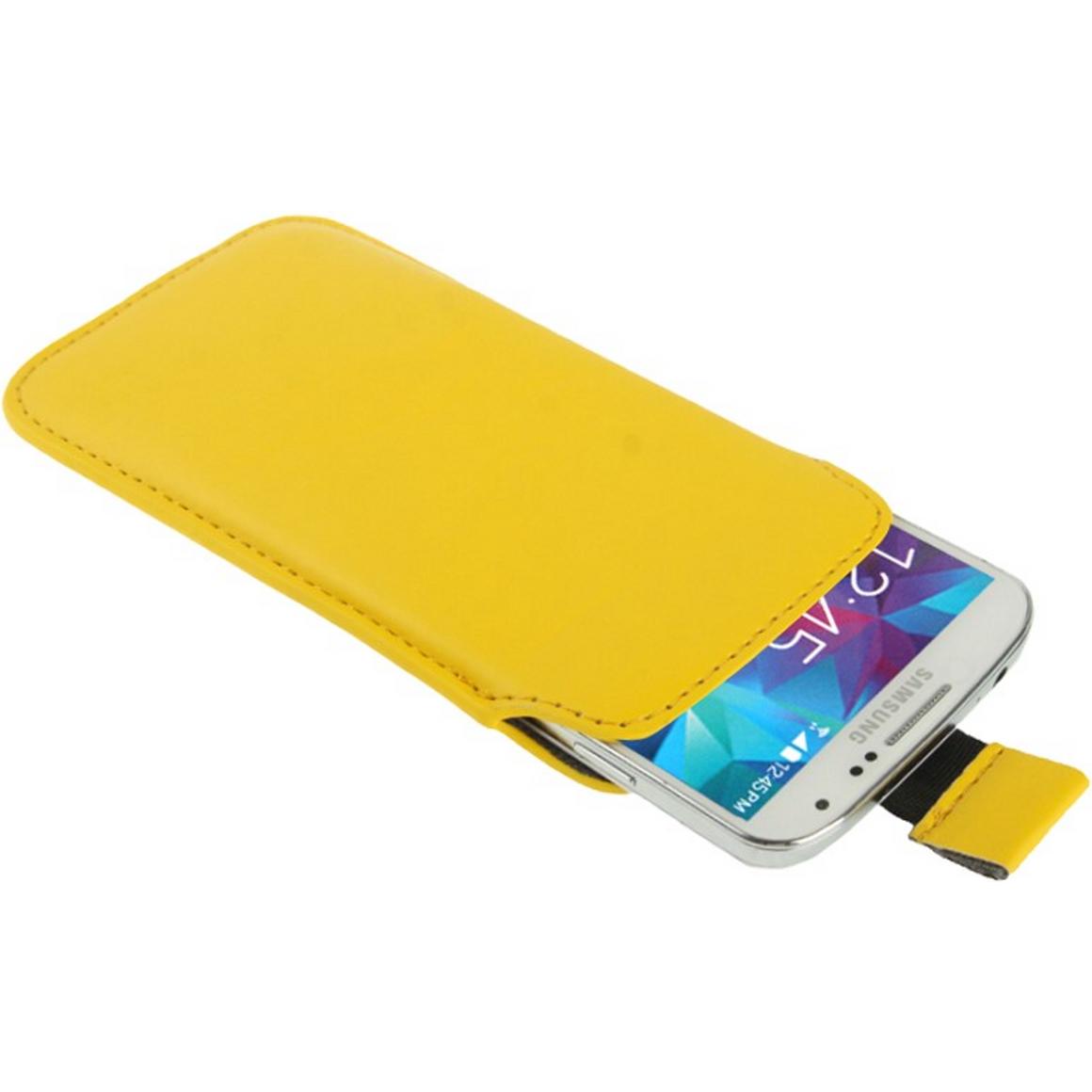 König Design Handyhülle Tasche Slide Hülle Gelb (Samsung Galaxy Nexus I9250, HTC One M7, HTC One, Samsung Galaxy S3 i930...