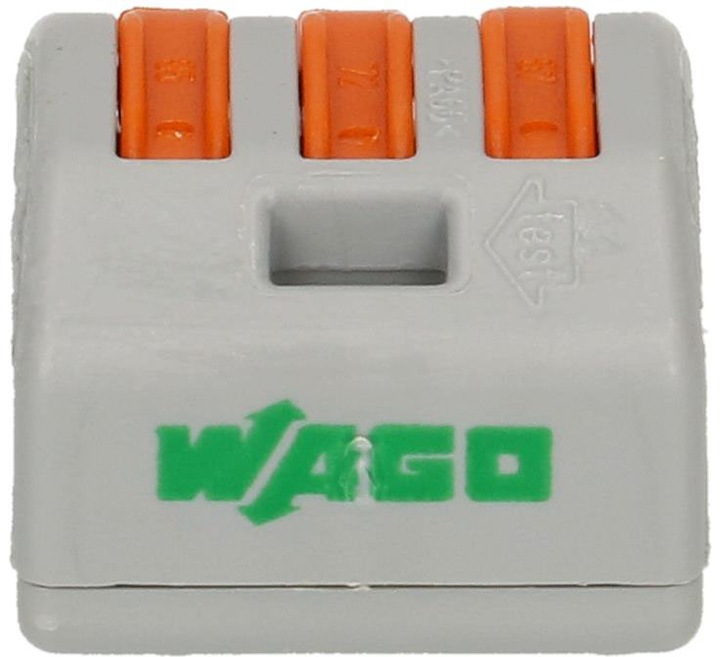 Actual product image Wago Connection terminal COMPACT 3-fold