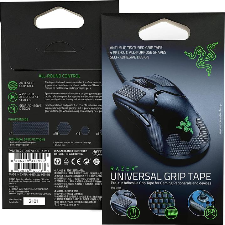 Actual product image Razer Universal Grip Tape