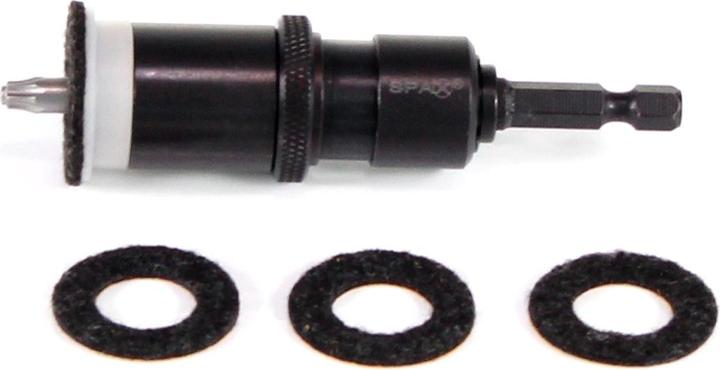 Actual product image Spax Depth Stop Driveop With Felt Rings And T25 T-Star Plus (Hexagon socket TX M25)