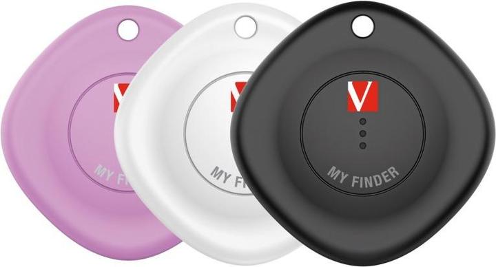 Produktbild Verbatim 1x3 My Finder Bluetooth schwarz weiss purple MYF-03 32132 (Apple, iOS)