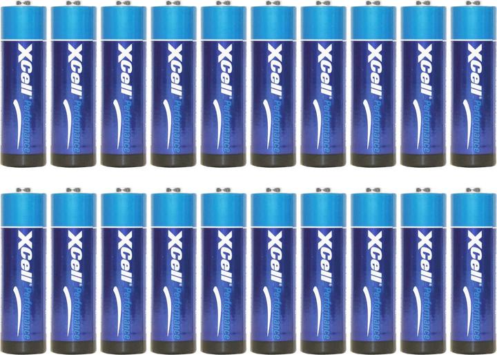 Image du produit XCell Pile de type AA (Mignon), LR06, alcaline, 1,5V, lot de 20 (20 pcs, AA)