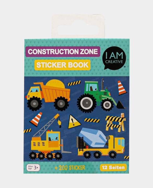 Actual product image I Am Creative Sticker Album Construction Zone