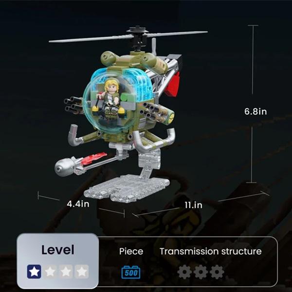 Image du produit GED Metal Slug 3 Helicopter Set Costruzioni 344pz Pantasy