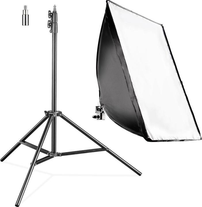 Produktbild Wiltec Softbox mit Lampenstativ LED Studioleuchte Fotostudio (Softbox)