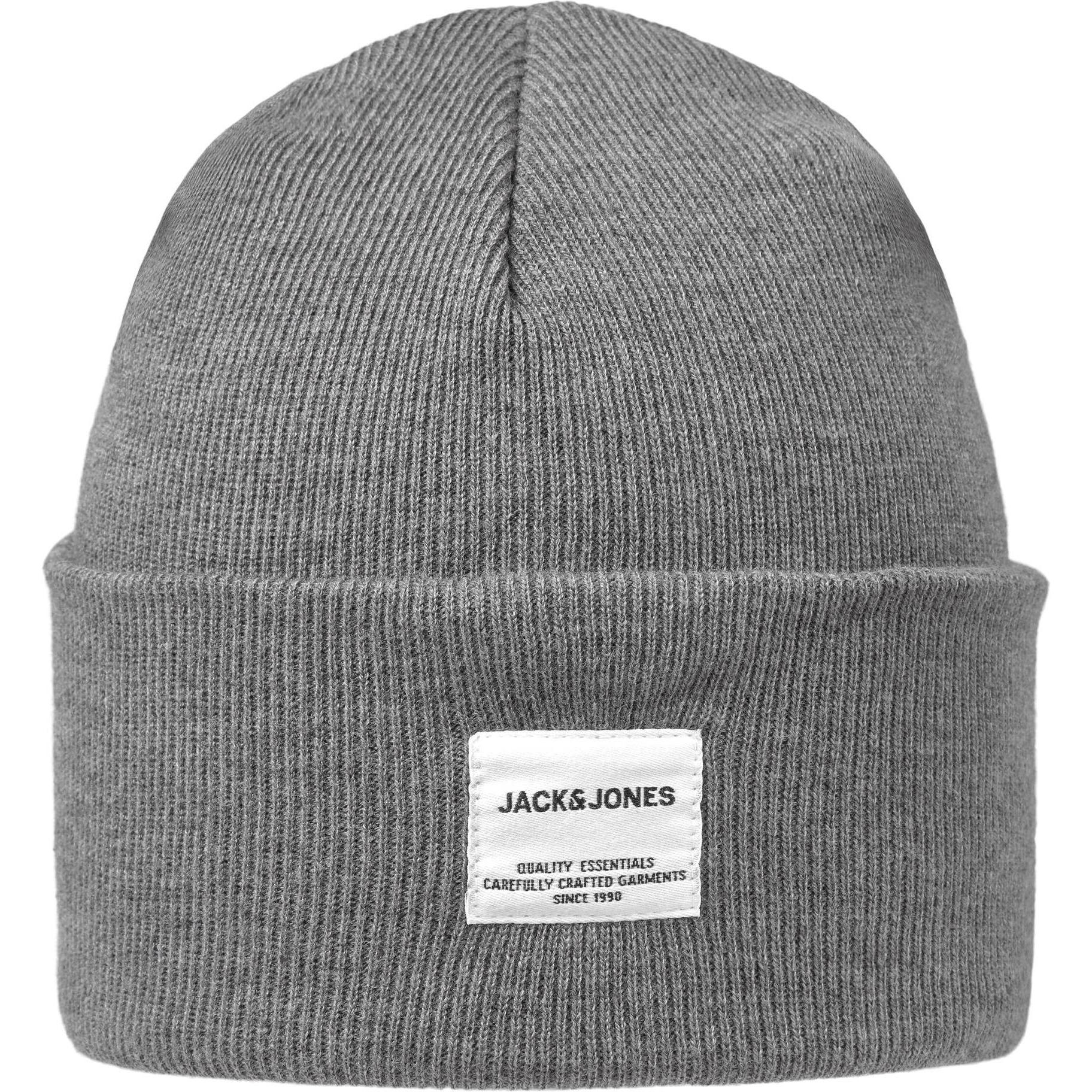 Thumbnail - Jack & Jones, Herren, Mütze, Long Knit, Grau, (One Size)