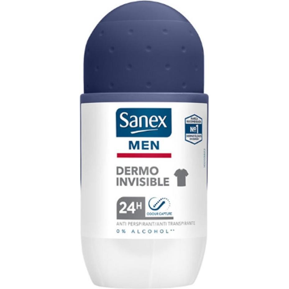 Sanex, Deo, Men Dermo Invisible Deodorant Roll-On 50ml (Roll-on, 50 ml)