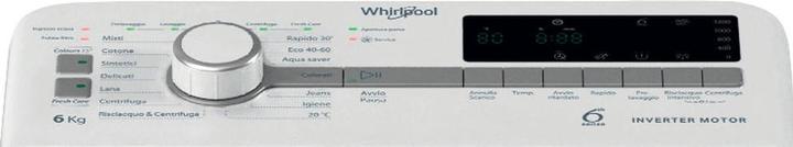 Actual product image Whirlpool TDLR P66 BS IT (6 kg, Upwards)