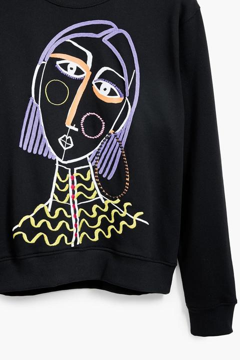 Produktbild Desigual Sweat Face 2017 Carbon XL, Zwart, XL (XL)