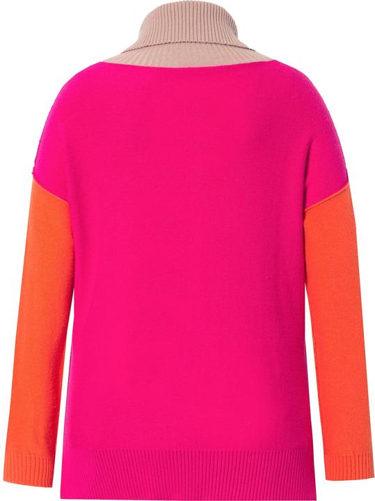 Actual product image Miamoda Pullover, oversized, Stehkragen, Colorblocking (58)