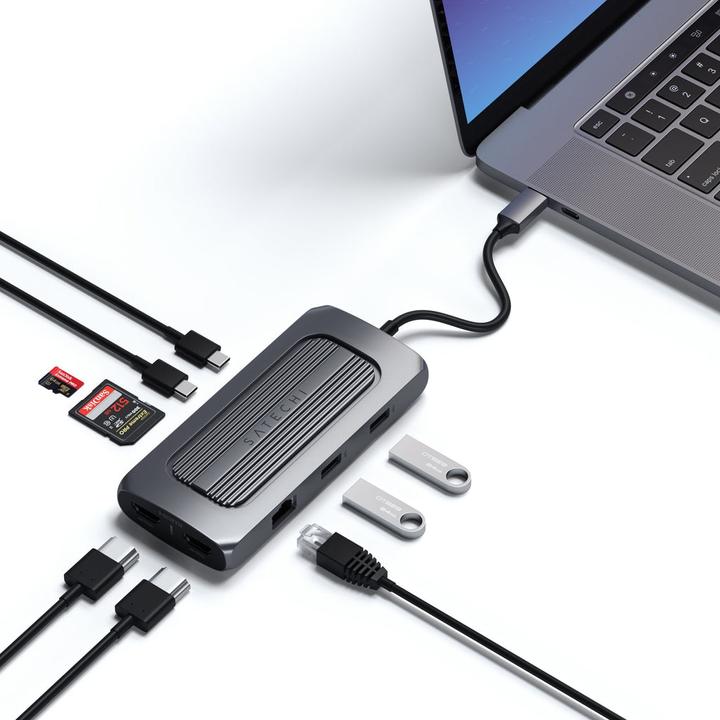 Immagine prodotto Satechi St-Ucmxam (USB-C, 10 Porti)