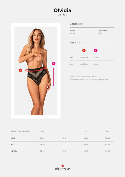 Produktbild Obsessive Olvidia H?Schen Xs/S (S)