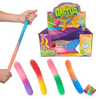 Toi-Toys Fun Kneed cactus regenboog rekbaar, 24 cm