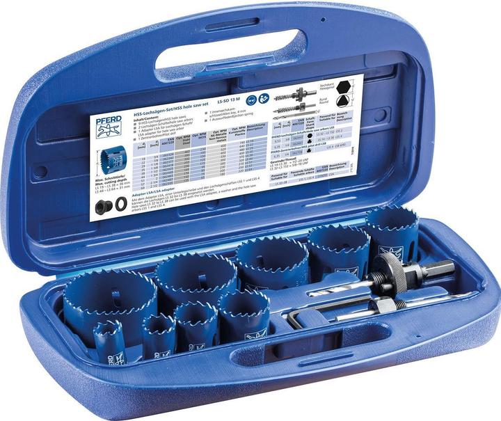 Produktbild Pferd Bohrerset für Ingenieure LS-SO 13 M