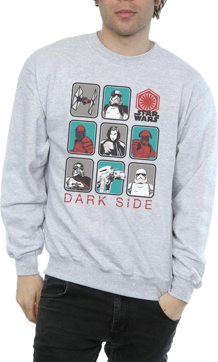 Actual product image Star Wars Mens The Last Jedi Dark Side Multi Character Sweatshirt (M)