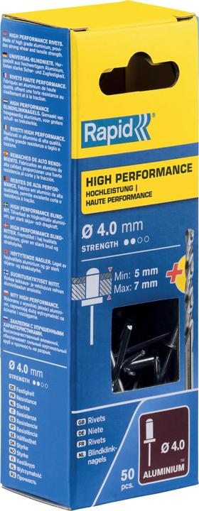 Produktbild Rapid Universal Blindniete Ø 4,0 x 10 mm