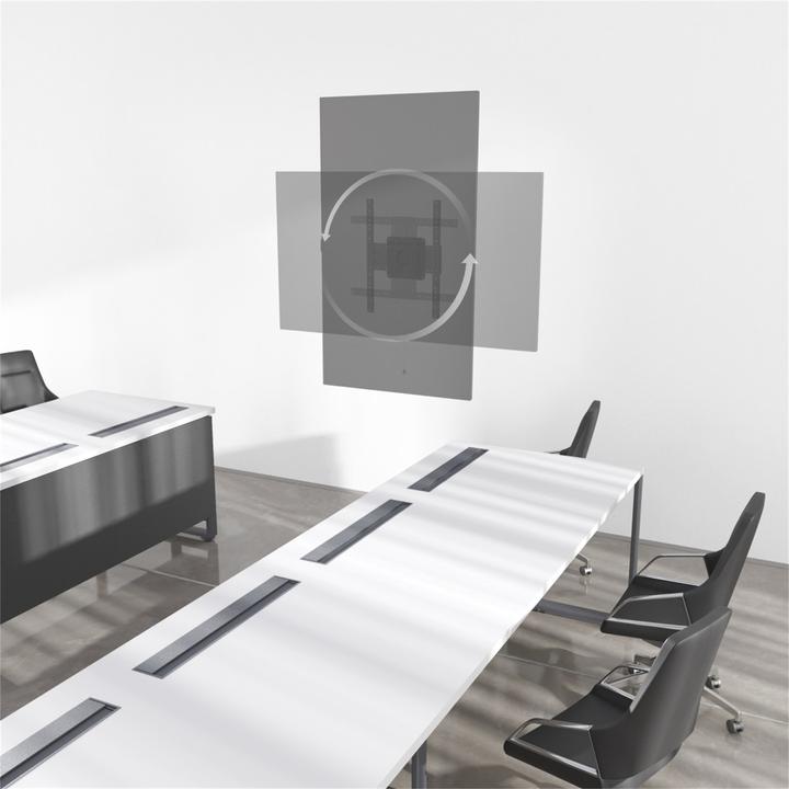 Actual product image Hama TV wall bracket for portrait and landscape format, 203 cm (80"), black (Wall, 80", 50 kg)