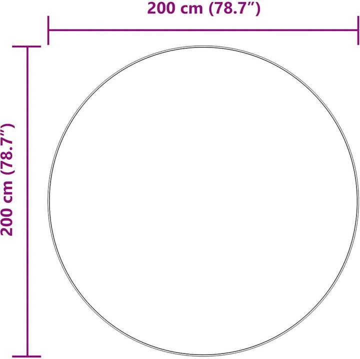 Produktbild vidaXL Shaggy-Teppich