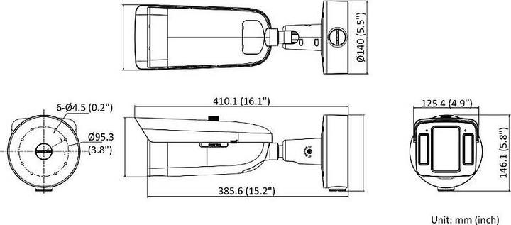 Actual product image Hikvision IDS-2CD8A86G0-XZHSY(1050/4) (3840 x 2160 pixels)