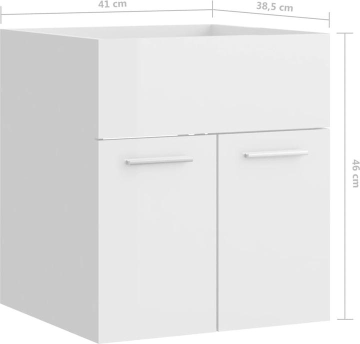 Actual product image vidaXL Bathroom Cabinet (41 x 38.5 x 46 cm)