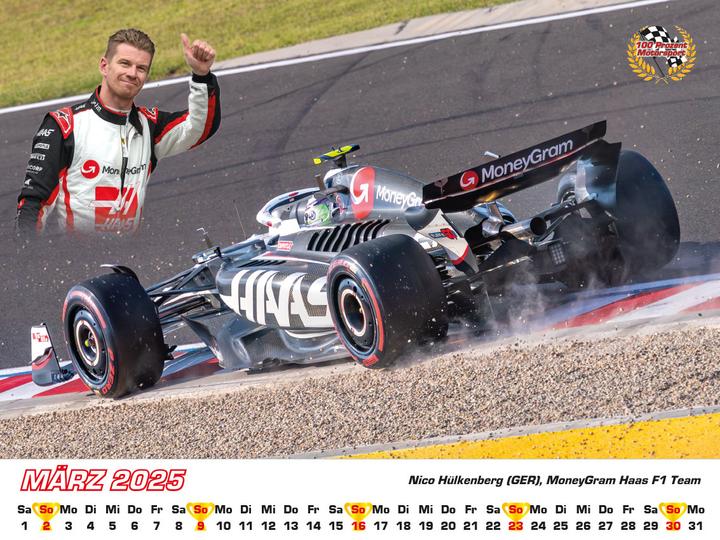 Produktbild Formel 1 Kalender 2025