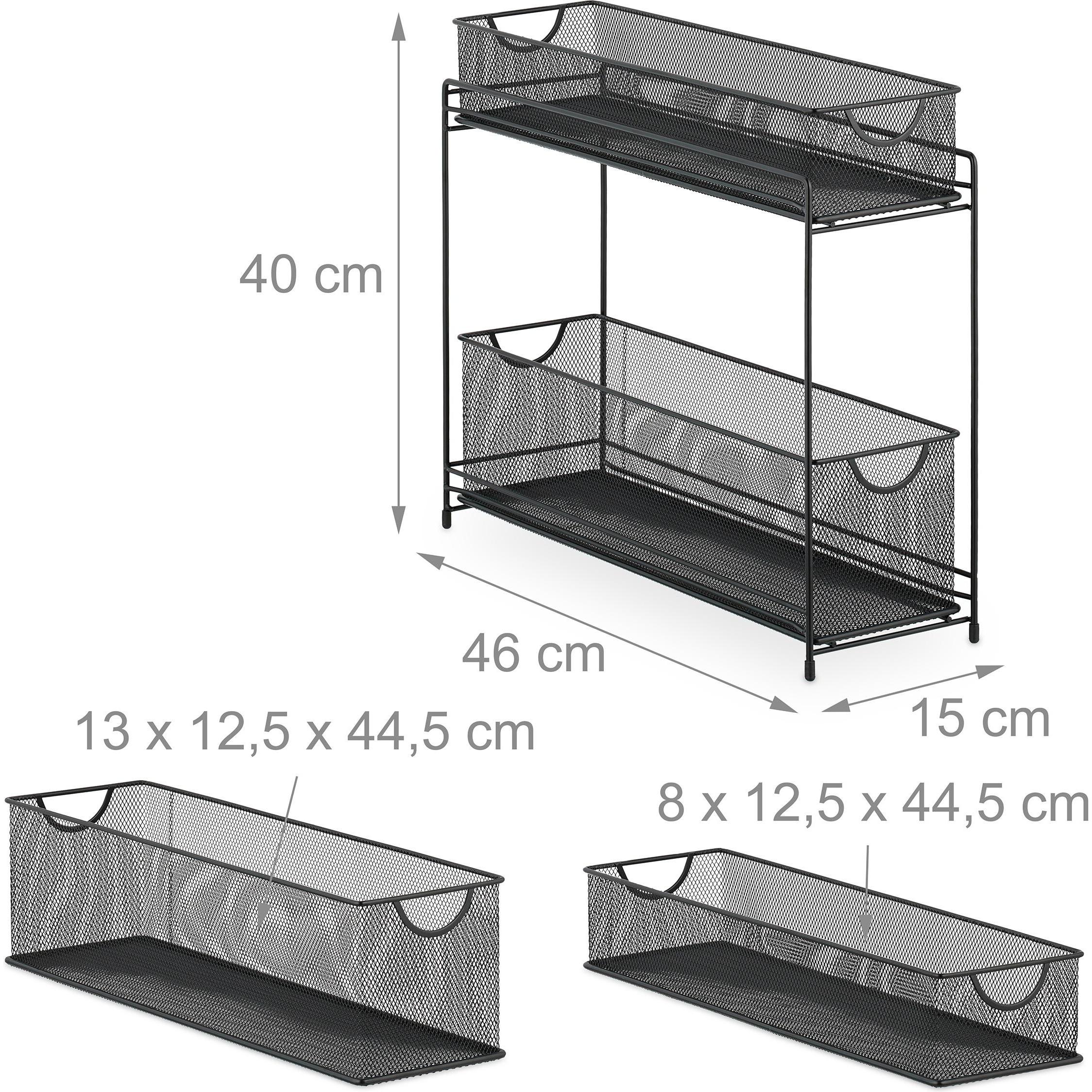 Thumbnail - Relaxdays, Aufbewahrungsbox, Küchenschrank-Organizer (15 x 46 x 40 cm)