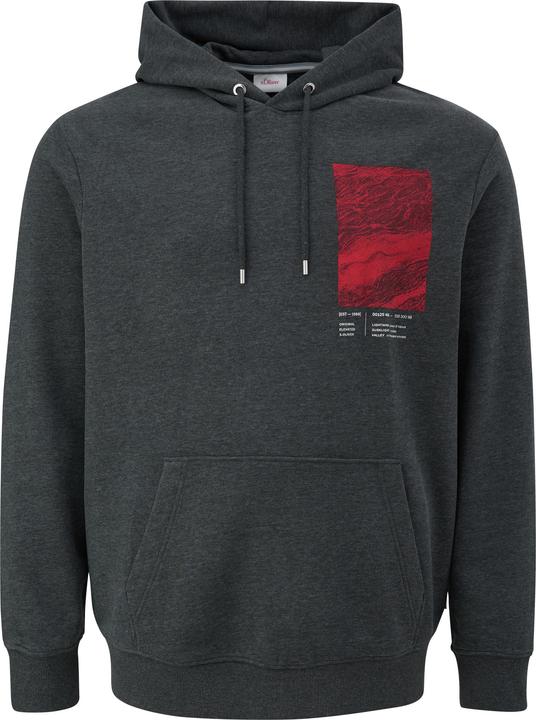 Produktbild s.Oliver Sweatshirt Kapuzensweater mit Frontprint (3XL)