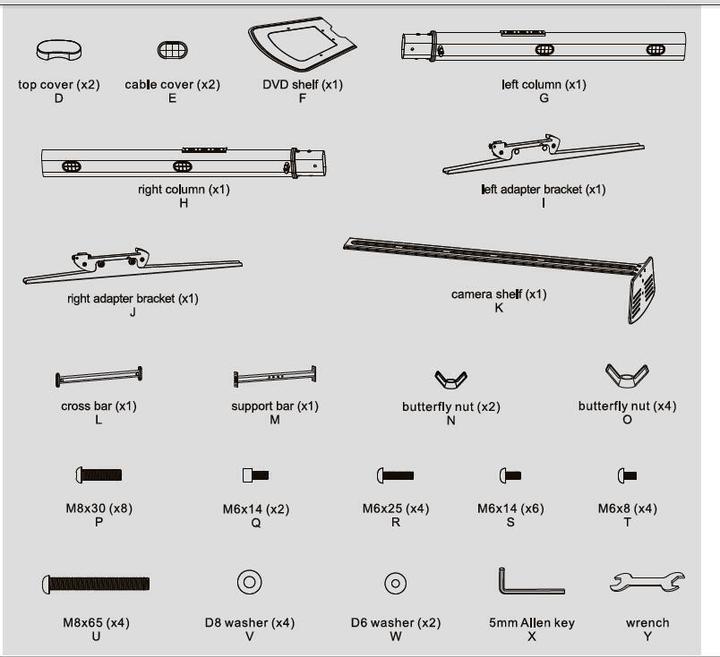Produktbild Mozi TTL06 Heavy Duty -lattiajalusta 60 - 100"" nÃƒÂ¤ytÃƒÂ¶ille ja televisioille (100 kg)