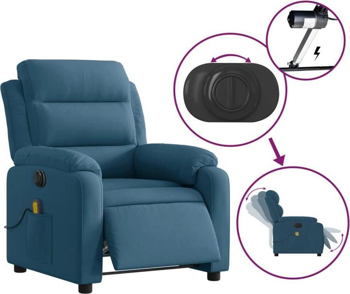 Produktbild vidaXL elektrischer Massagesessel